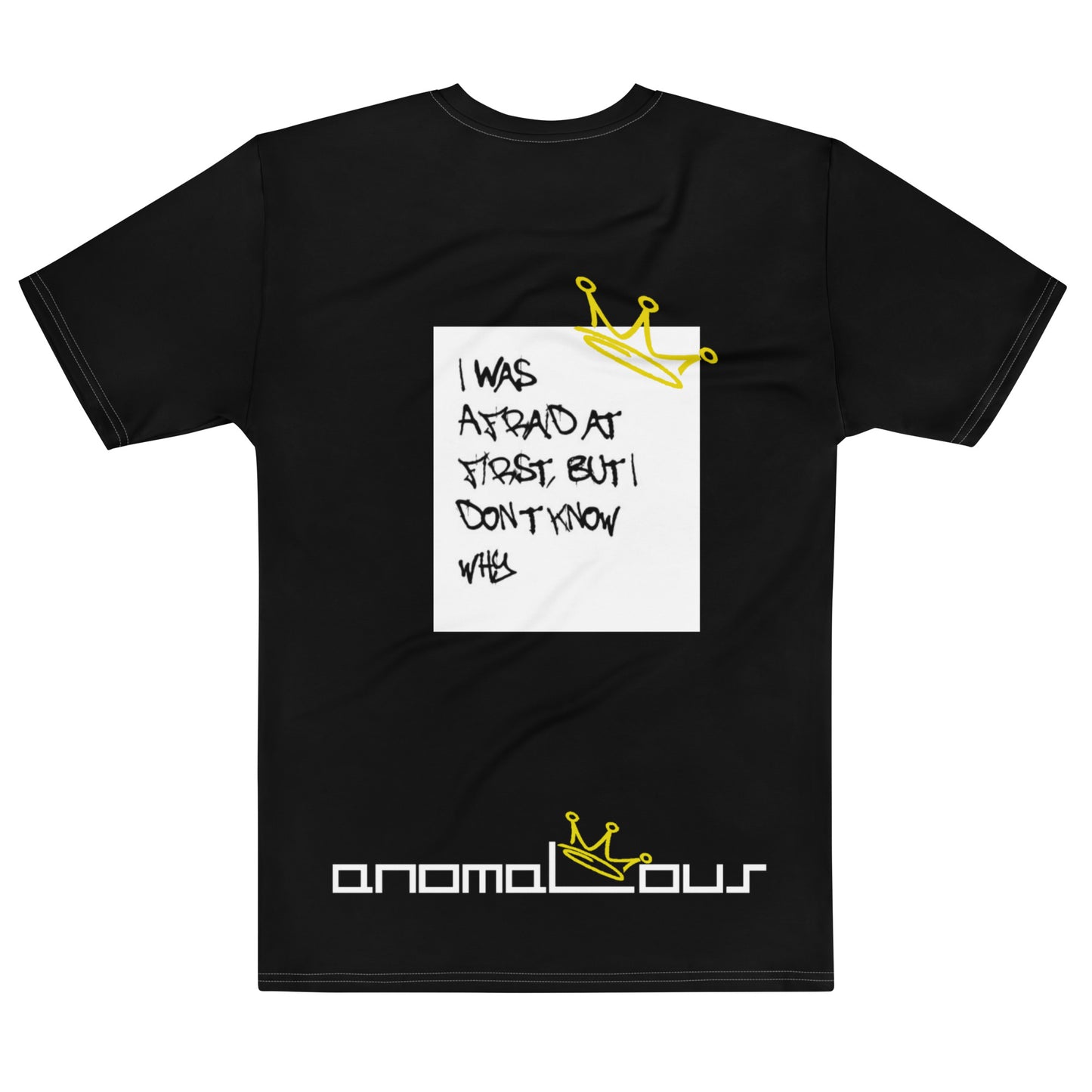I Was Afraid At First, But I Don't Know Why Album Shirt [But in Black]