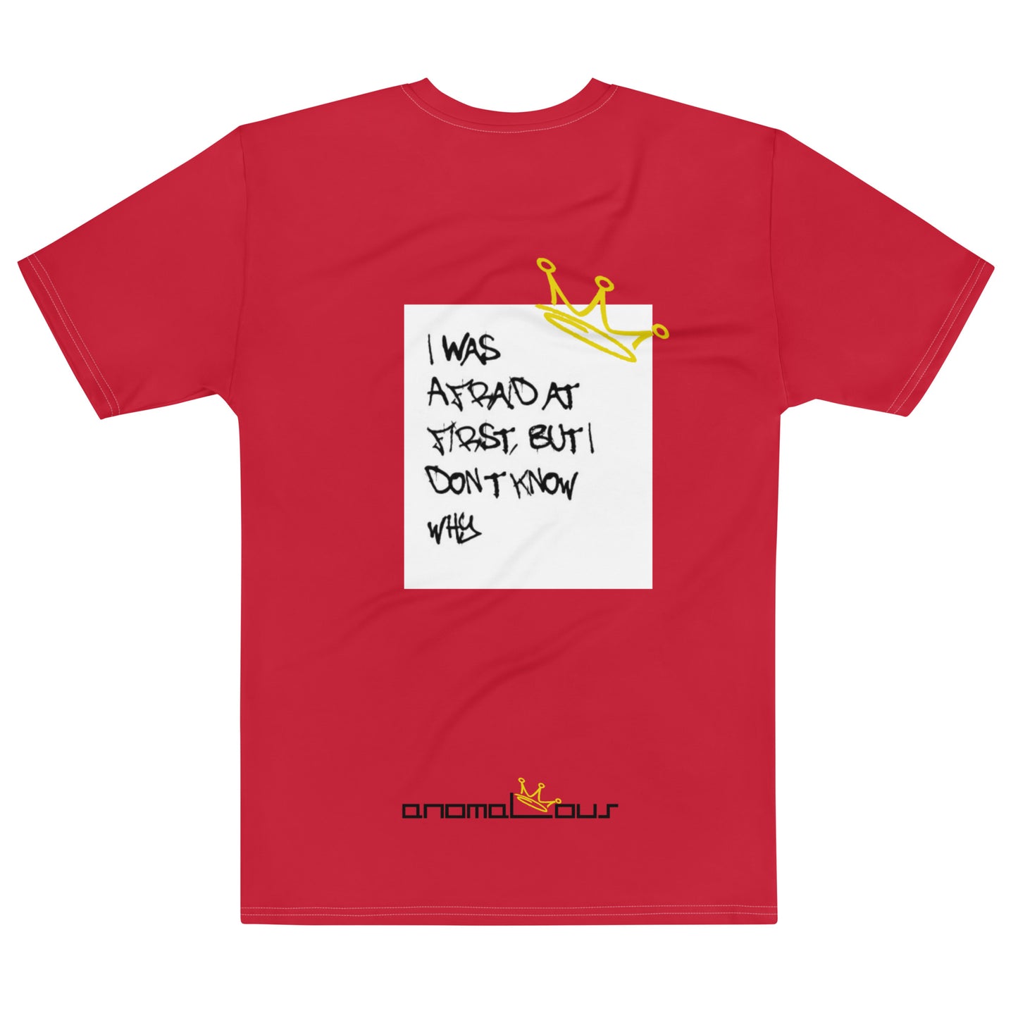 I Was Afraid At First, But I Don't Know Why Album Shirt [Red]
