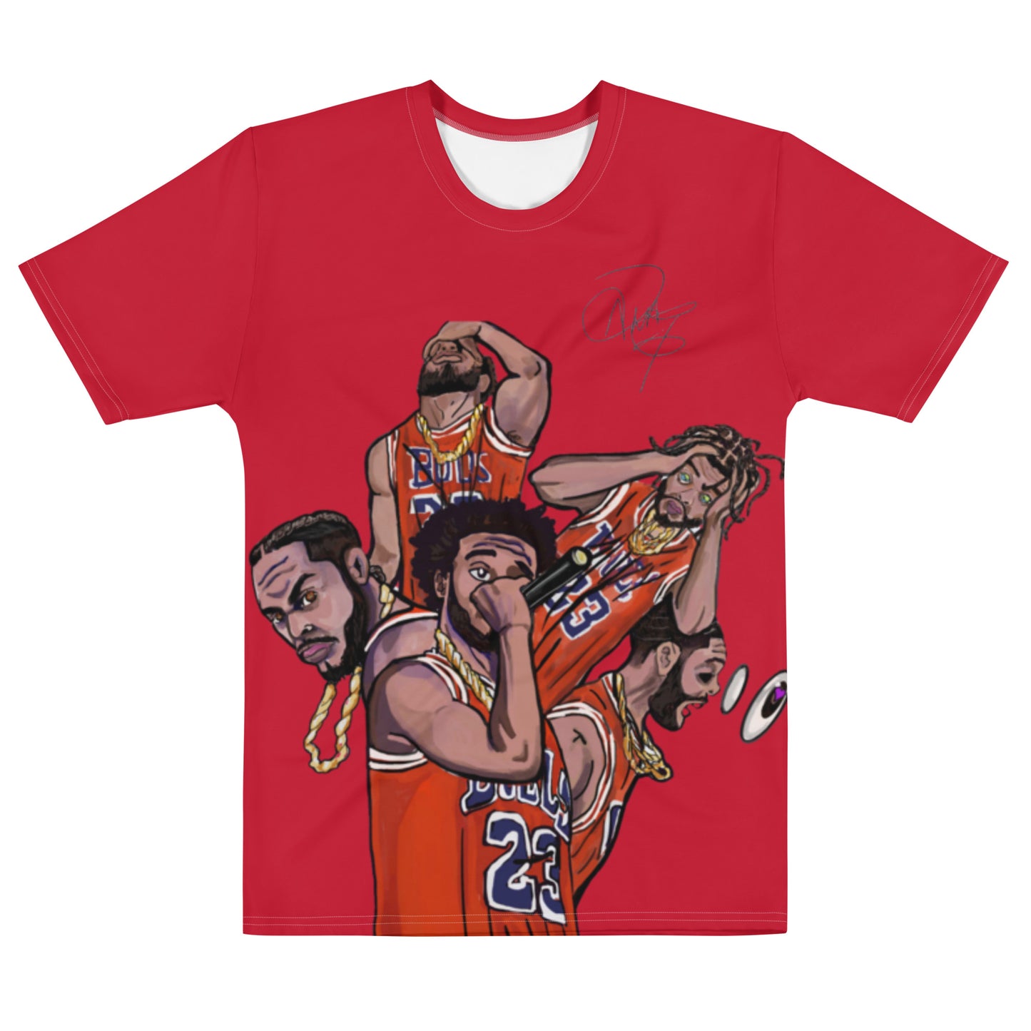 I Was Afraid At First, But I Don't Know Why Album Shirt [Red]